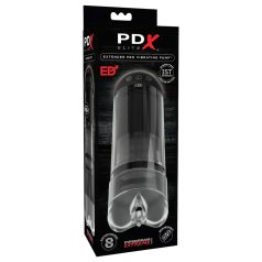   PDX Elite Extender Pro - Rechargeable Suction & Vibration Masturbator (Black)