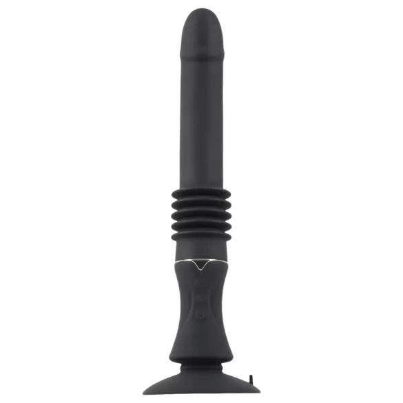You2Toys Thrusting Vibrator with Suction Cup (Black)