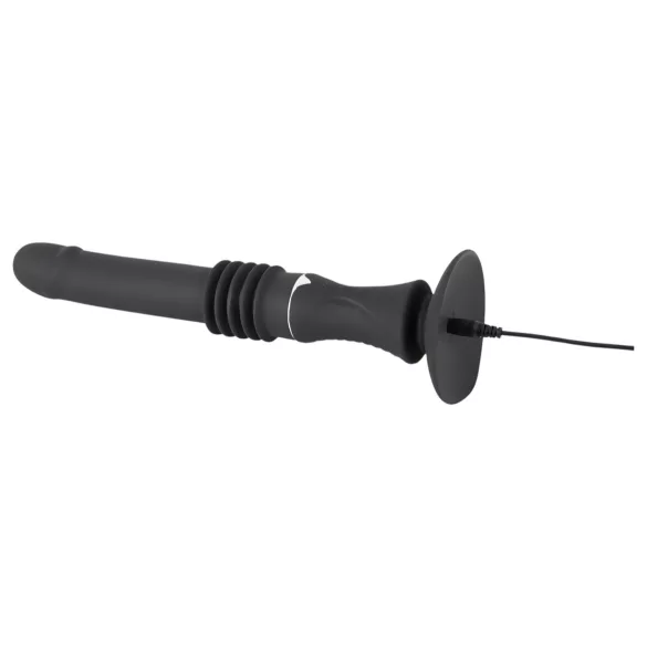 You2Toys Thrusting Vibrator with Suction Cup (Black)