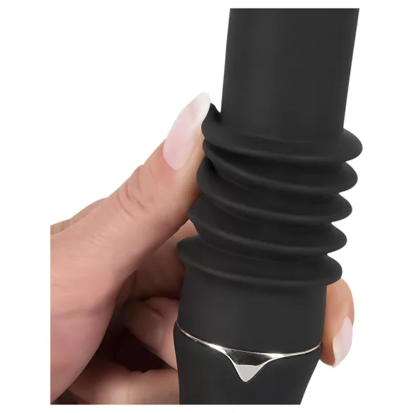 You2Toys Thrusting Vibrator with Suction Cup (Black)