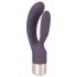 You2Toys Elegant Rechargeable Dual Vibrator with Clitoral Arm (Purple)