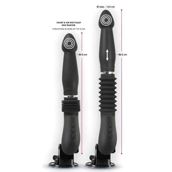 You2Toys - RC Thrusting Vibrator (Rechargeable, Black)