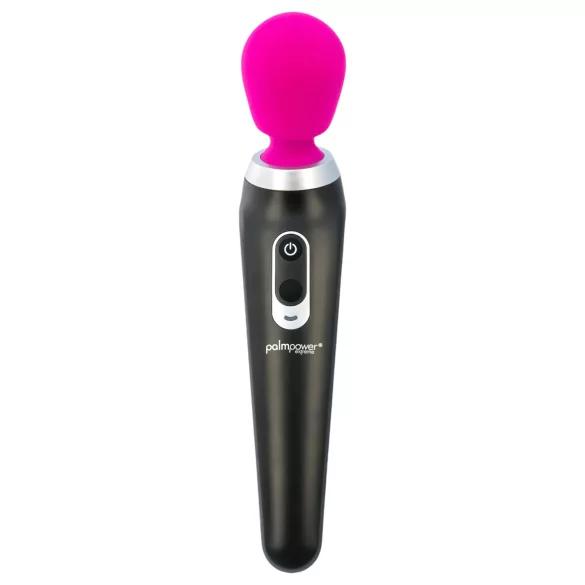PalmPower Extreme Wand - Rechargeable Massager Vibrator (Pink-Black)
