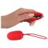 SMILE Love Ball - Rechargeable Wireless Vibrating Egg (Red)