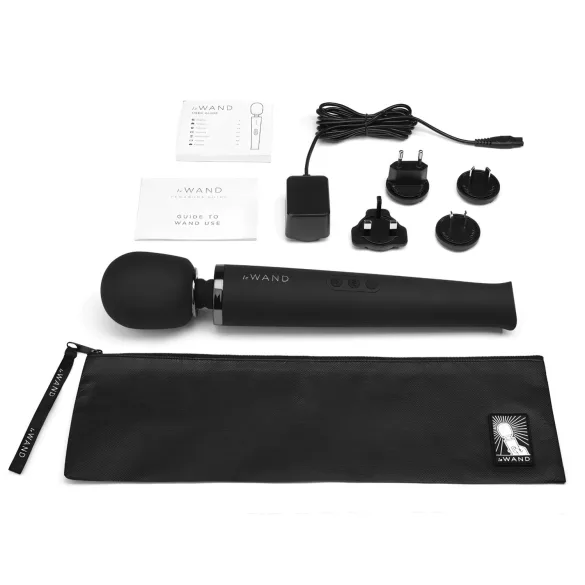 Le Wand Petite - exclusive, rechargeable massage vibrator (black)