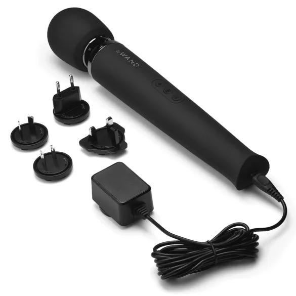Le Wand Petite - exclusive, rechargeable massage vibrator (black)