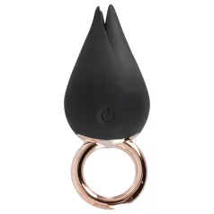 Belou - Rechargeable Waterproof Clitoral Vibrator (Black)