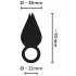 Belou - Rechargeable Waterproof Clitoral Vibrator (Black)