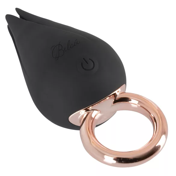 Belou - Rechargeable Waterproof Clitoral Vibrator (Black)