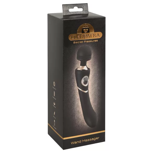 Cleopatra Rechargeable Waterproof Massager Vibrator (Black)