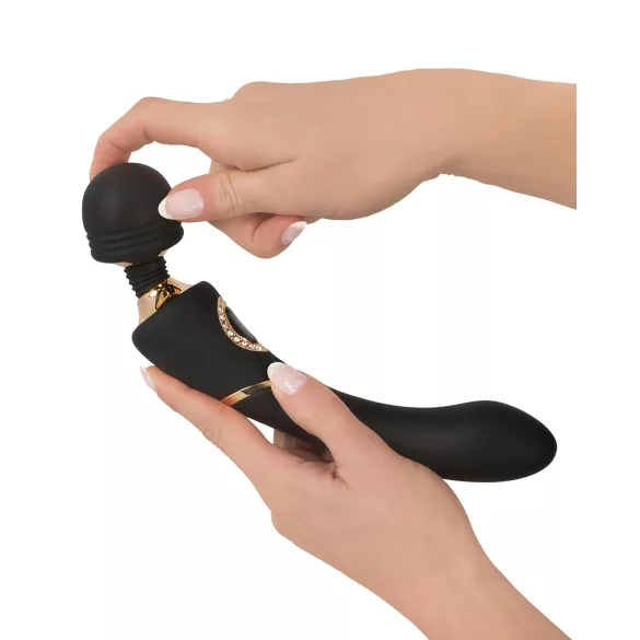 Cleopatra Rechargeable Waterproof Massager Vibrator (Black)