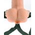 Fetish Strap-On 6 - Adjustable Hollow Vibrator (Natural)