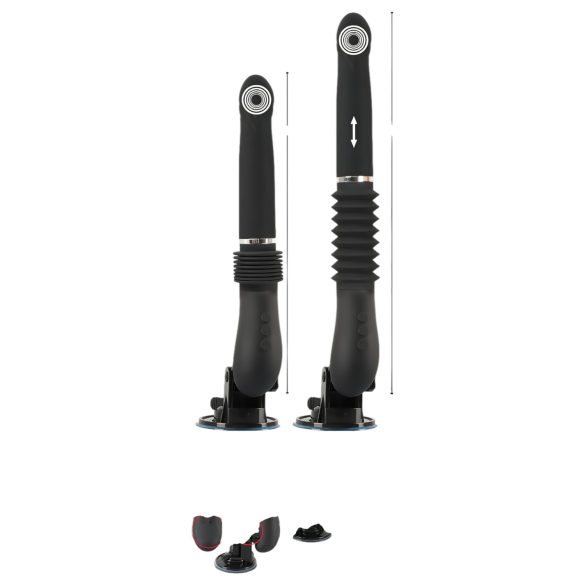 You2Toys RC Thrusting Machine 2.0 - Rechargeable Vibrator (Black)