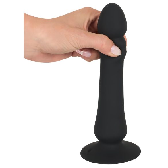Black Velvet - Rechargeable Thrusting Anal Vibrator (Black)