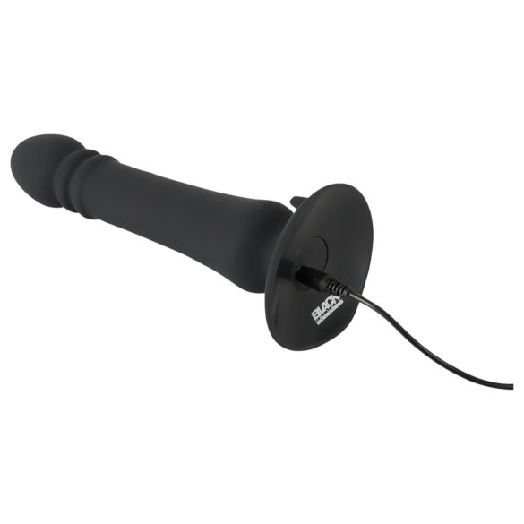 Black Velvet - Rechargeable Thrusting Anal Vibrator (Black)