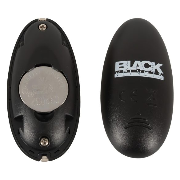 Black Velvet - Rechargeable Thrusting Anal Vibrator (Black)