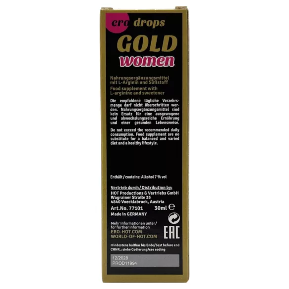 HOT Spanish Fly Gold Woman - aphrodisiac for women (30 ml)
