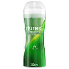 Durex 2in1 Massage Oil - Aloe Vera (200ml)