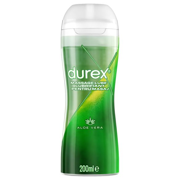 Durex 2in1 Massage Oil - Aloe Vera (200ml)