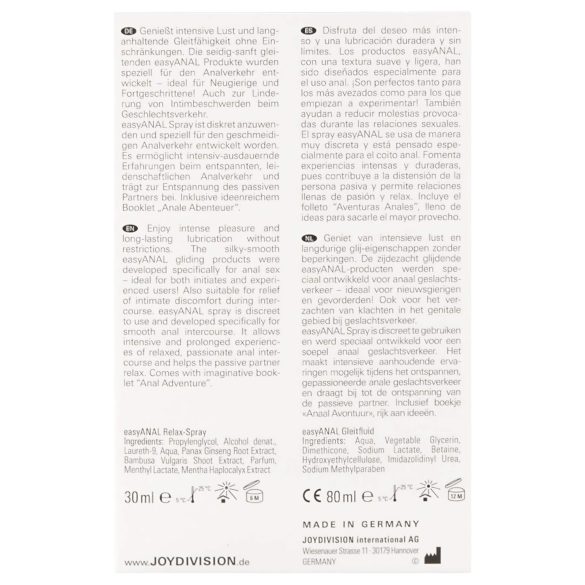 EasyANAL - Care and Lubricant Set (2 pcs)