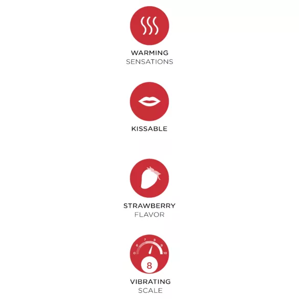 Orgie Sexy Vibe HOT - Strawberry Warming Liquid Vibrator (15ml)