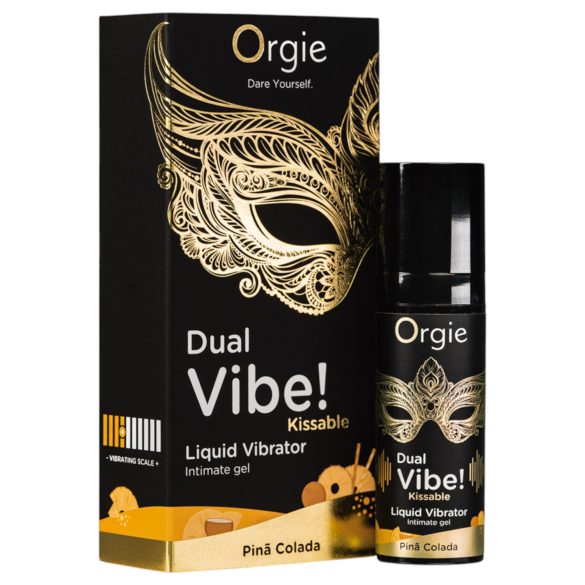 Orgie Dual Vibe! - Liquid Vibrator - Pinã Colada (15ml)