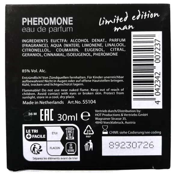 HOT Dubai - pheromone perfume for men (30 ml)
