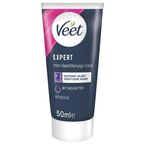 Veet - intimate hair removal cream and moisturising mousse for women (2 × 50 ml)