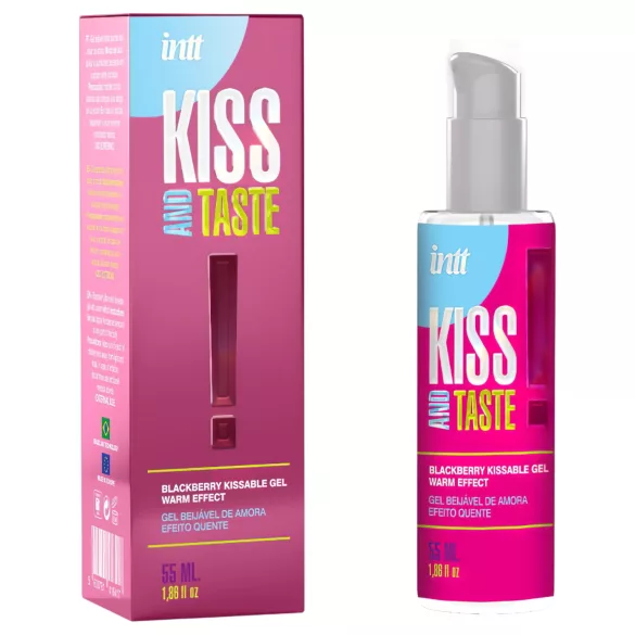 Intt Kiss & Taste Warming Lubricant Gel - Blackberry (55ml)