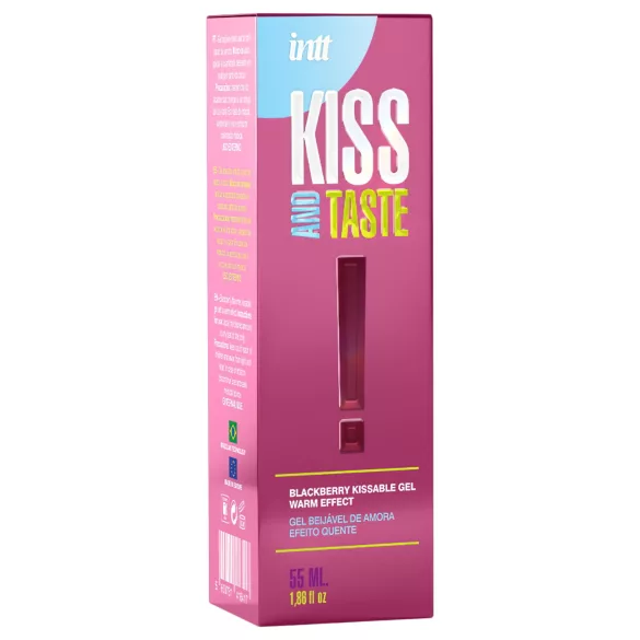 Intt Kiss & Taste Warming Lubricant Gel - Blackberry (55ml)
