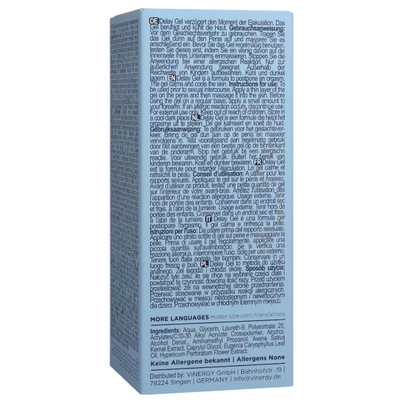 Mister Size - Climax Delay Gel (50ml)