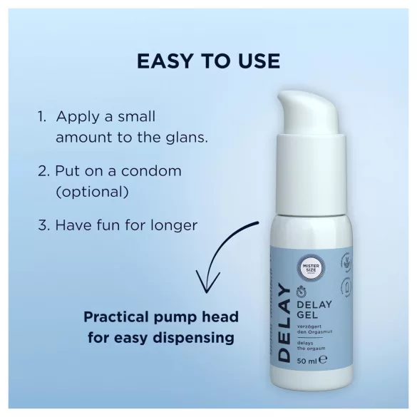 Mister Size - Climax Delay Gel (50ml)