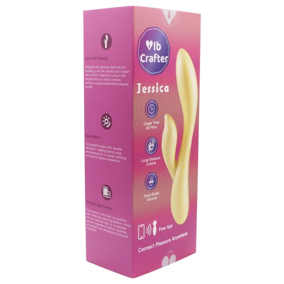 LP Jessica - Smart, Dual-Stimulation Vibrator (Yellow)