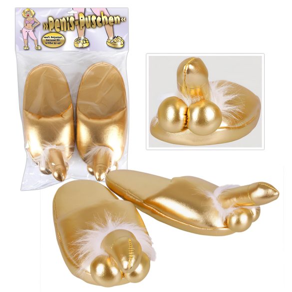 Golden Novelty Slippers