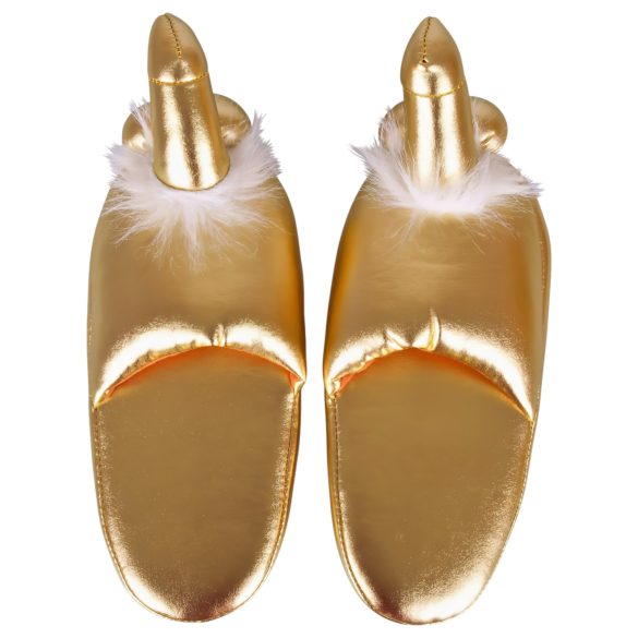 Golden Novelty Slippers