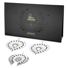 Sparkling Diamonds Intimate Jewelry Set - 3 Pieces (Black)