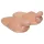 Penis-shaped plush slippers