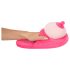 Plush Pink Slippers - Boob-Shaped