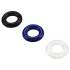 Pulselock Cirkl - TPE Penis Ring Set, 3-Piece (Black)