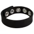 Pulselock Forge - adjustable snap‑fastening silicone cock ring (black) - 228 mm