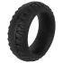 Pulselock Forge - Black Silicone Penis Ring with Tyre-Tread Pattern - 35 mm
