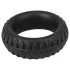 Pulselock Forge - Black Silicone Penis Ring with Tyre-Tread Pattern - 35 mm