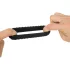 Pulselock Forge - Black Silicone Penis Ring with Tyre-Tread Pattern - 35 mm