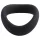 Pulselock Cocktura - Twisted Silicone Cock Ring (Black) - 45 mm