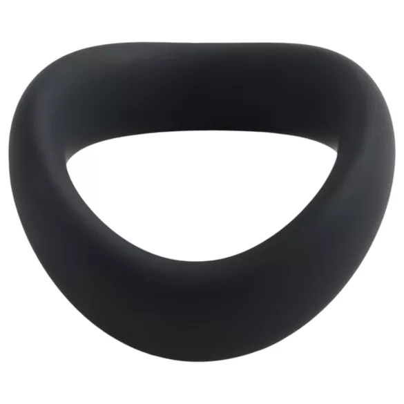 Pulselock Cocktura - Twisted Silicone Cock Ring (Black) - 45 mm