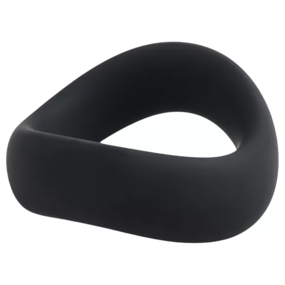 Pulselock Cocktura - Twisted Silicone Cock Ring (Black) - 45 mm