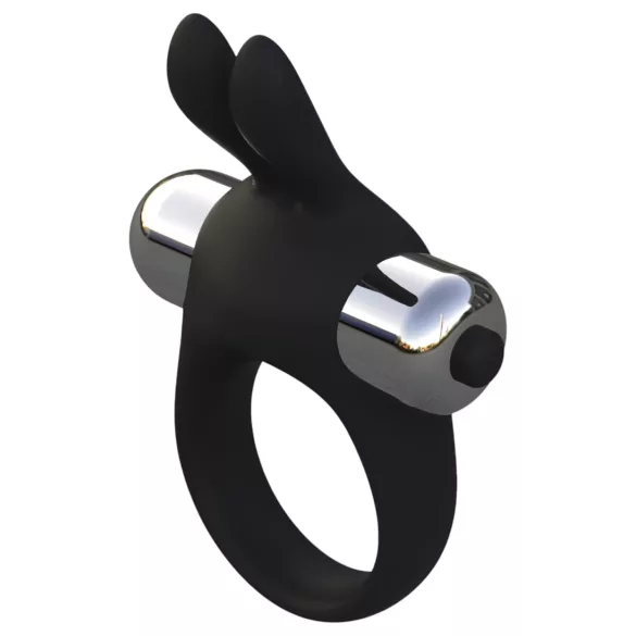 Pulselock Vantr - vibrating bunny cock ring (black) - 30 mm