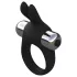Pulselock Vantr - vibrating bunny cock ring (black) - 30 mm
