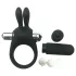 Pulselock Vantr - vibrating bunny cock ring (black) - 30 mm