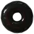 Pulselock Forge - black wheel-patterned TPE penis ring (19 mm)